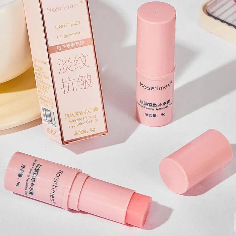 1/5/10pcs  Hydration Boost Stick Firming 8g Face Cream Pink Moisturizing Stick Smoothing Dryness Sensitive Skin Tightening Care