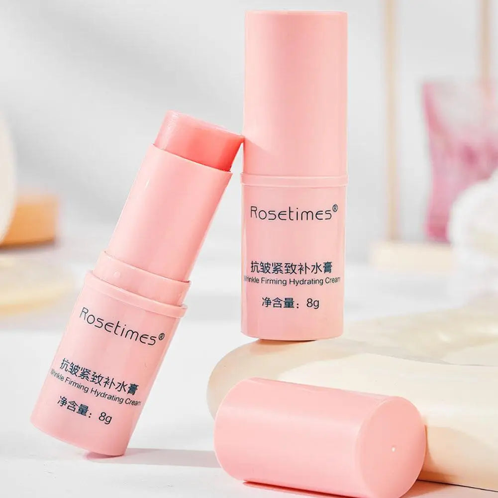 1/5/10pcs  Hydration Boost Stick Firming 8g Face Cream Pink Moisturizing Stick Smoothing Dryness Sensitive Skin Tightening Care