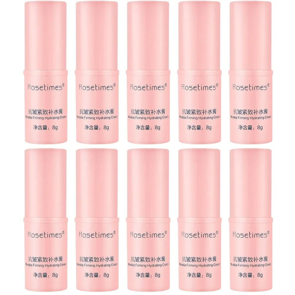 1/5/10pcs  Hydration Boost Stick Firming 8g Face Cream Pink Moisturizing Stick Smoothing Dryness Sensitive Skin Tightening Care