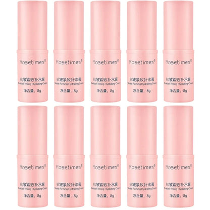 1/5/10pcs  Hydration Boost Stick Firming 8g Face Cream Pink Moisturizing Stick Smoothing Dryness Sensitive Skin Tightening Care