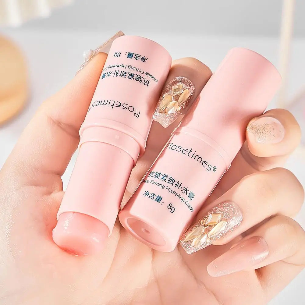 1/5/10pcs  Hydration Boost Stick Firming 8g Face Cream Pink Moisturizing Stick Smoothing Dryness Sensitive Skin Tightening Care